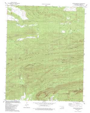 Baker Mountain USGS topographic map 34095g2