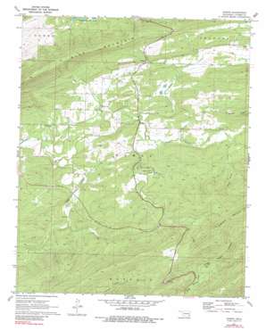 Damon USGS topographic map 34095g3