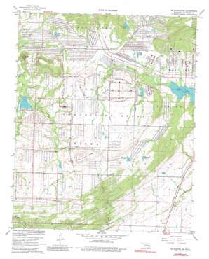 Mcalester Sw topo map