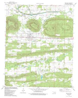 Red Oak USGS topographic map 34095h1