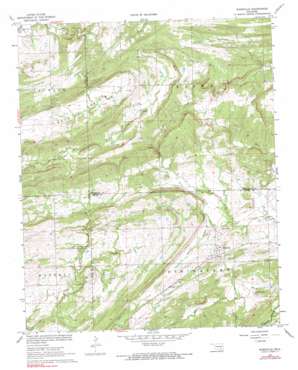 Wardville USGS topographic map 34096f1