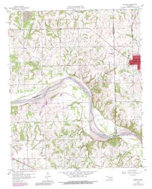 Konawa USGS topographic map 34096h7