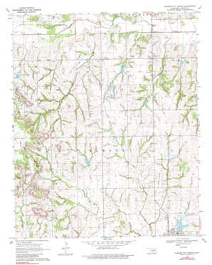 Elmore City North USGS topographic map 34097f4