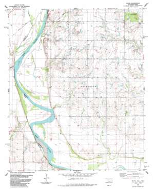 Irving topo map