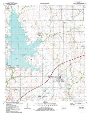 Arbuckle Hill USGS topographic map 34098g3