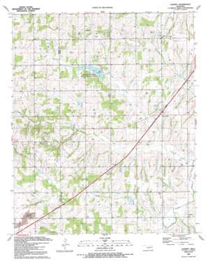 Laverty USGS topographic map 34098h1