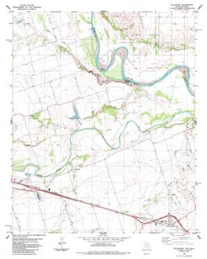 Oklaunion USGS topographic map 34099b2