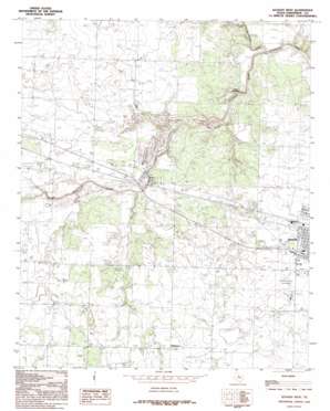 Quanah West USGS topographic map 34099c7