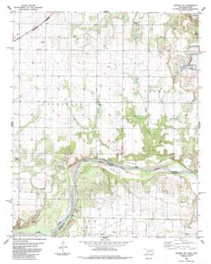 Quanah NE USGS topographic map 34099d5