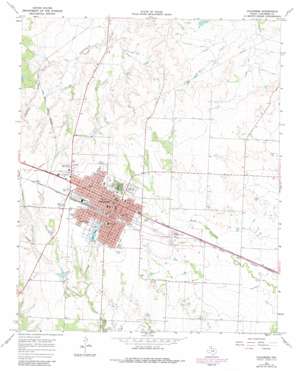 Childress USGS topographic map 34100d2