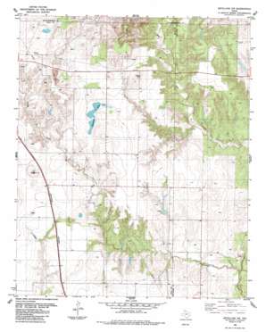 Estelline NW USGS topographic map 34100f4