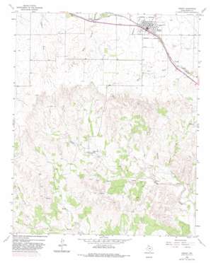 Hedley topo map