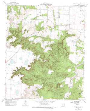 Quitaque Peaks USGS topographic map 34101b1
