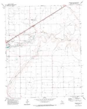 Hereford SE USGS topographic map 34102g3