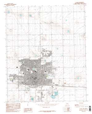 Clovis USGS topographic map 34103d2