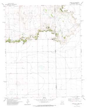 Endee Hill topo map