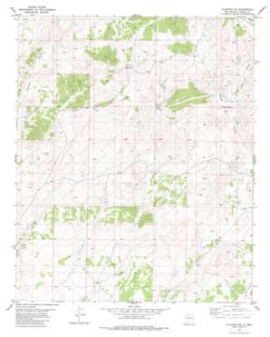 Claunch SE USGS topographic map 34105a7
