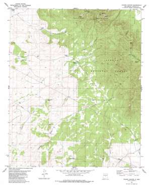 Pajaro Canyon USGS topographic map 34105b7