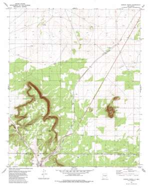 Corona North USGS topographic map 34105c5