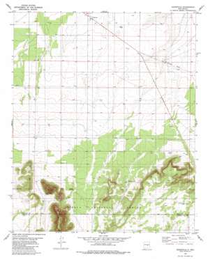 Cedarvale USGS topographic map 34105c6