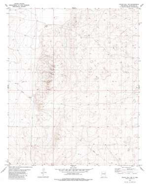 Gacho Hill Nw USGS topographic map 34105d2