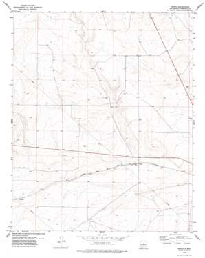 Negra USGS topographic map 34105f5