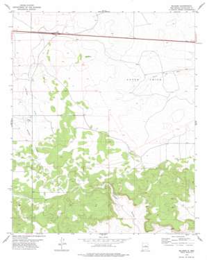 Milagro USGS topographic map 34105h2