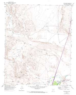 San Acacia topo map
