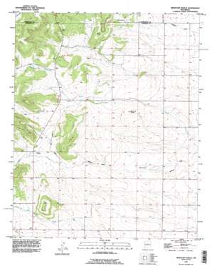 Milbourn Ranch topo map