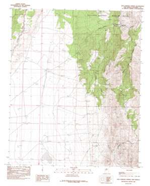 San Lorenzo Spring USGS topographic map 34107b1