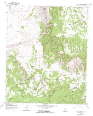 La Jara Peak USGS topographic map 34107d3