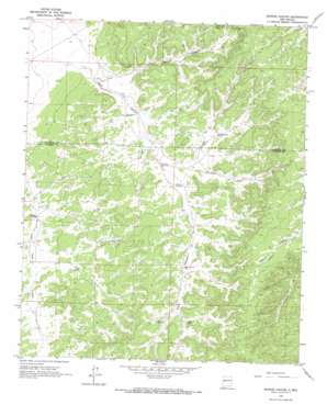 Bonine Canyon USGS topographic map 34107e8