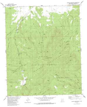Mangas Mountain USGS topographic map 34108a3