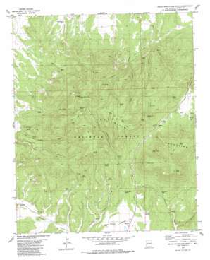 Gallo Mountains West USGS topographic map 34108a6