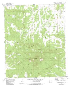 Alegres Mountain USGS topographic map 34108b2