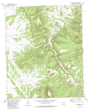 Largo Mesa USGS topographic map 34108b5