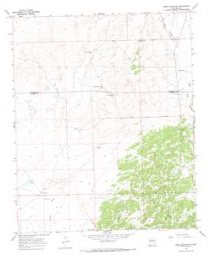 Fence Lake USGS topographic map 34108e1