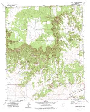 Fence Lake SW USGS topographic map 34108e6