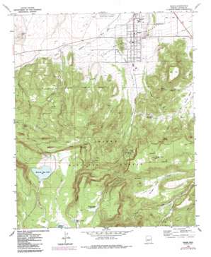 Eagar USGS topographic map 34109a3