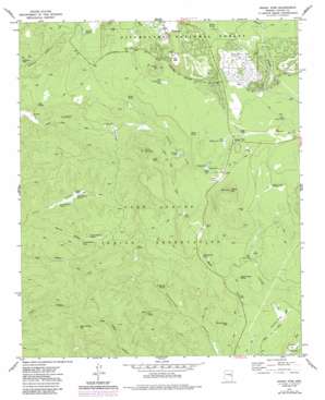 Indian Pine topo map