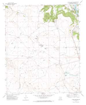 Lyman Lake Sw topo map