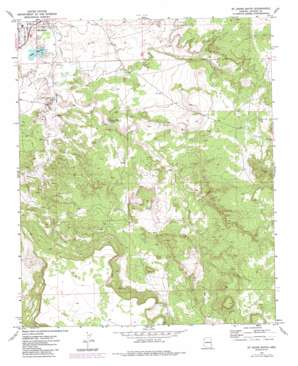 Saint Johns South USGS topographic map 34109d3