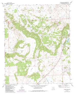 Concho Lake USGS topographic map 34109d6