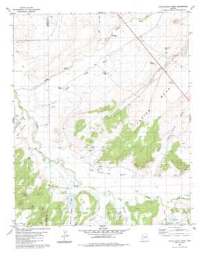 Little Milky Wash USGS topographic map 34109f7