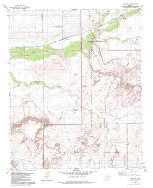 Adamana USGS topographic map 34109h7