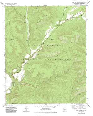Long Tom Canyon USGS topographic map 34110a2