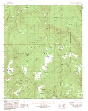 Gentry Mountain USGS topographic map 34110a7