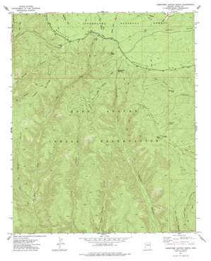 Limestone Canyon North USGS topographic map 34110b3