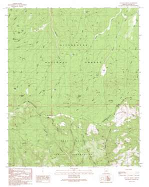 Outlaw Draw topo map
