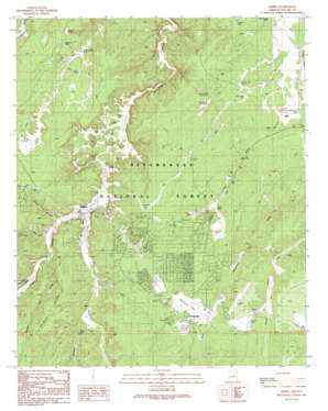 Heber USGS topographic map 34110d5